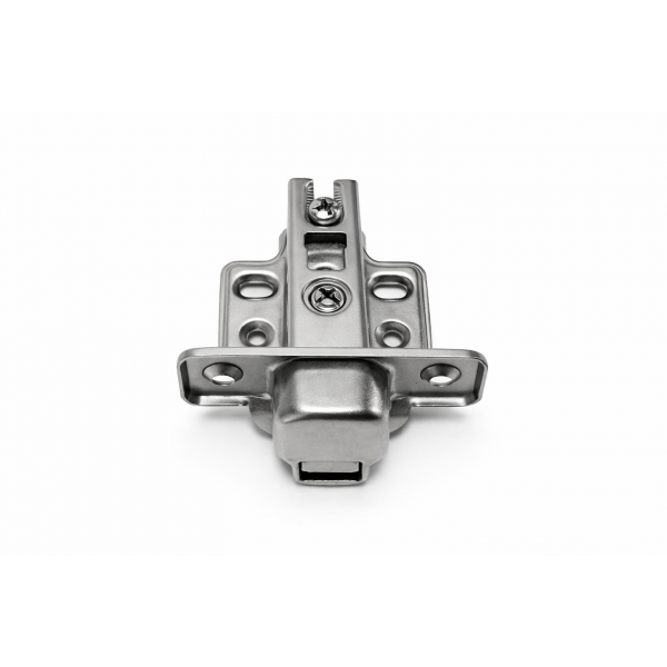 Петля Muller накладна з пружиною з посиленою лапкою 110° Slide-on D=35мм без доводчика Нікель (MP0026)