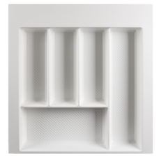 Організація для столових приборів (лоток) MULLER білий матовий L=490 мм W=450 мм (SO0942)