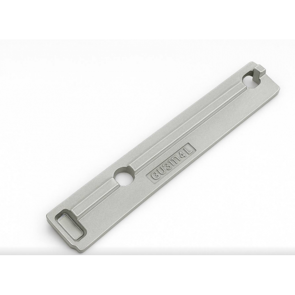 Відповідна планка GU запірна нижнього упору для металопластикових вікон "L" Ліва (FO1009)