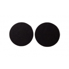 Фетрова самоклеюча накладка повстяна VOREL круглий d-50мм меблевий Темно-коричневий (2 шт/лист) (AF1049)