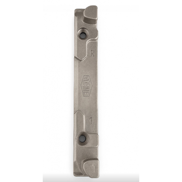 Відповідна планка VORNE 13 мм для металопластикових вікон нижнього упору Хром (FO1002)