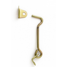 Гачок на двері накидний обмежувач для вікон і дверей 4x50 мм оцинкований (DZ1210)