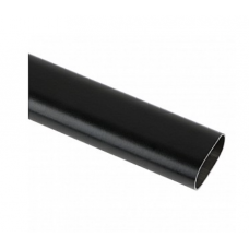 Труба штанга EteraPlast для одягу овальна 1200мм*21,7мм*14,8мм Чорний Матовий (AF1070)